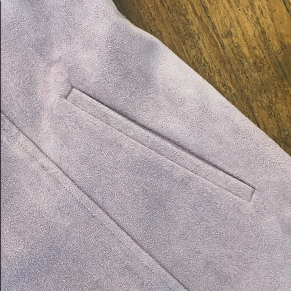 Chico’s Faux Suede Open Front Blazer Jacket - Picture 5 of 7